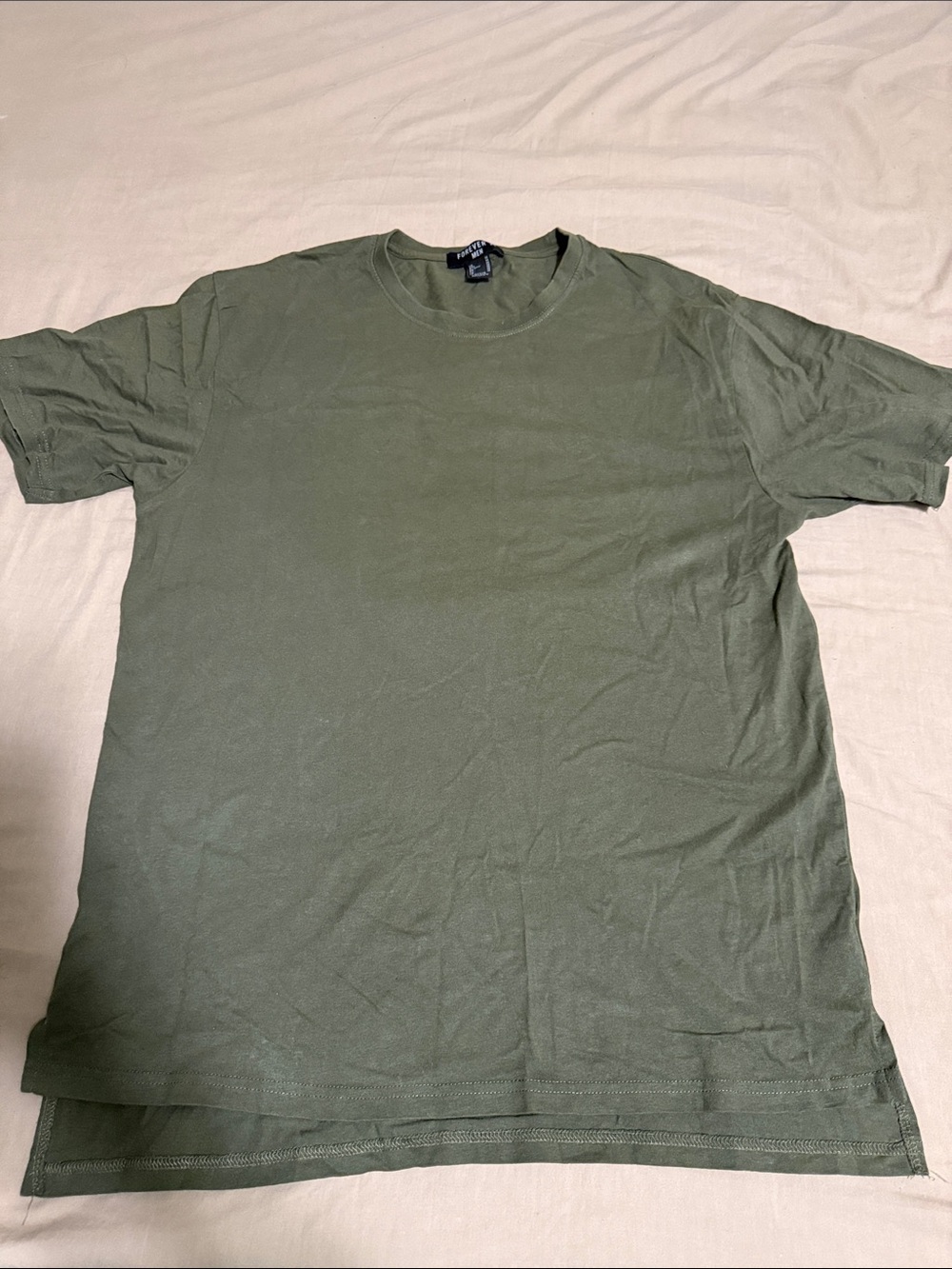 Forever 21 Olive Green Short Sleeve Crew Tee